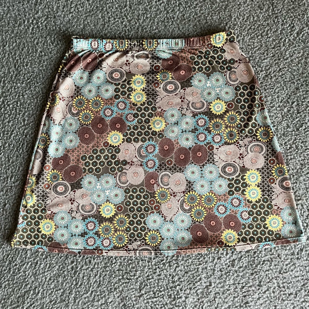 Athleta Retro Floral Mini Skirt - Small